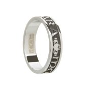 Ladies Mo Anam Cara My Soul Mate Irish Ring Sterling Silver