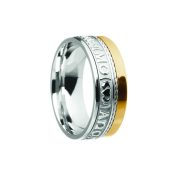 Mo Anam Cara Siorai II My Soul Mate Irish Ring Two Tone